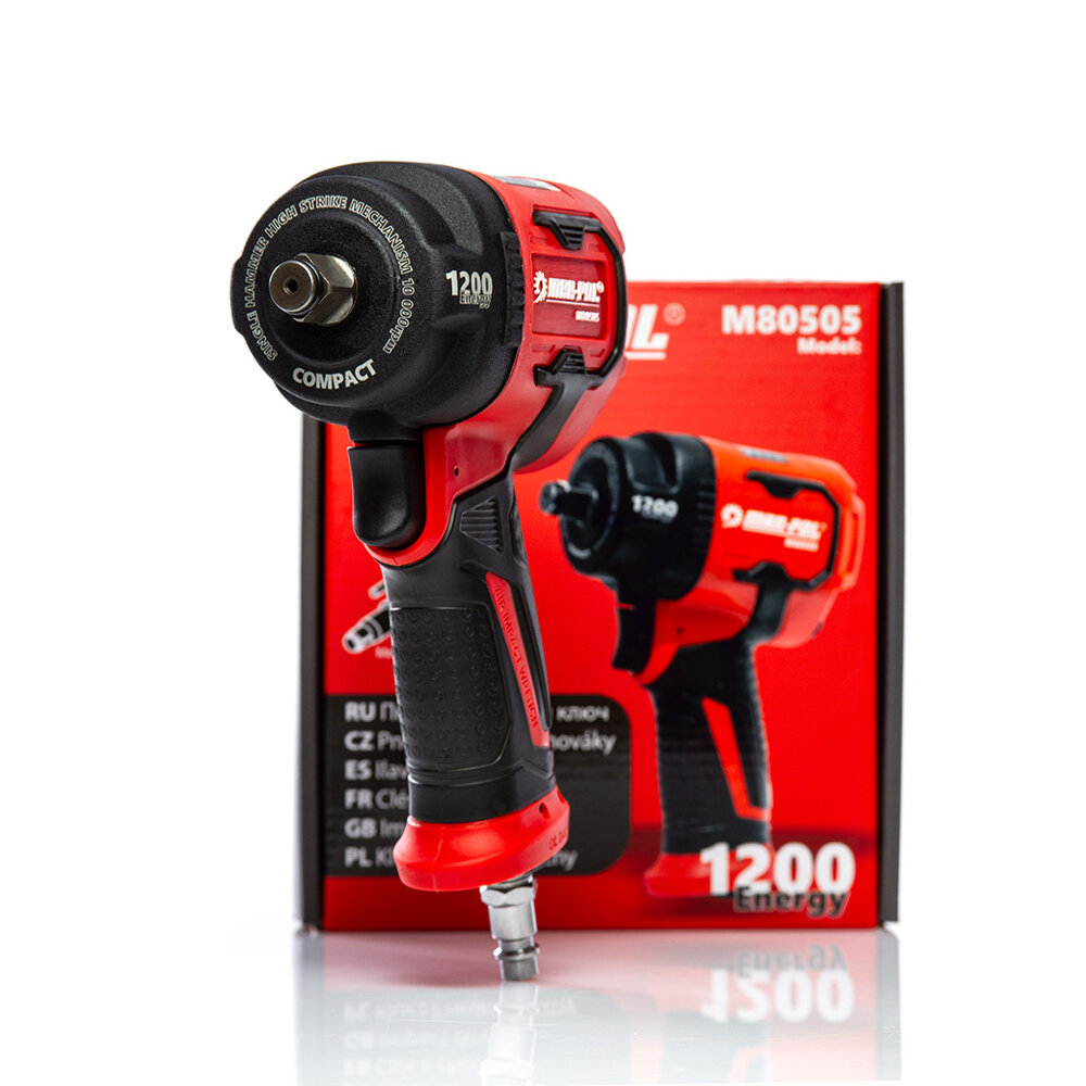 Pneumatický uťahovák MAR-POL COMPACT 1/2'' – 1200 Nm, M80505