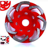 Brúsny diamantový kotúč 125 mm x 22.2 mm x 5 mm L-SHAPE – MAR-POL M08795