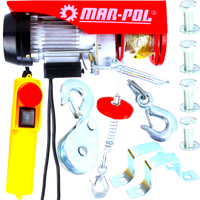 Elektrický lanový navijak MAR-POL M80789 – 150/300 kg, 550 W