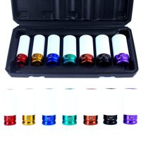 Sada rázových nástrčných kľúčov 17 - 27 mm pre hliníkové disky 1/2&#039;&#039; MAR-POL M...