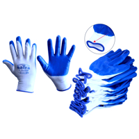 Pracovné rukavice nylon/nitril, veľ. 9 Satra S-GLOV9 12 kusov