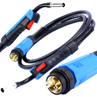 Zvárací horák CO2 typ MB-15, 3 metrový euro konektor Mar-Pol M79407