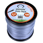 Profesionálna žacia struna 2,4 mm x 100 m vystužená oceľovým lankom – Demon M84106