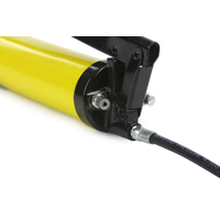 Ručný mazací lis s pákovým mechanizmom, 600 ml, flexibilná hadica – MAR-POL M78039