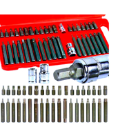 40-dielna kombinovaná sada bitov MAR-POL M66400 (TORX, IMBUS, XZN)