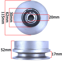 Odstredivá spojka pre spaľovací motor, jedno remeňová 115 x 20 x 17 mm MAR-POL  M79480