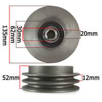 Odstredivá spojka 135 x 20 x 12 mm, Odstredivá spojka pre spaľovací motor M79481