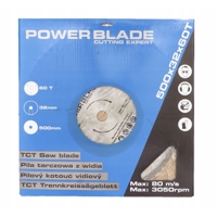 Vidiový pílový kotúč so SK plátkami, 500 × 32 mm, 60 zubov – MAR-POL M09077