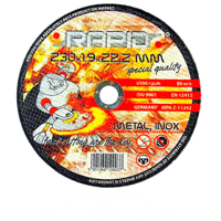 Rezný kotúč na železo 230 mm x 1.9 mm x 22.2 mm – MAR-POL Rapid M08255