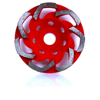 Brúsny diamantový kotúč 125 mm x 22.2 mm x 5 mm L-SHAPE – MAR-POL M08795