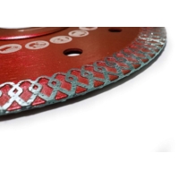 Diamantový rezný kotúč 125 mm x 10 mm x 22.2 mm červený SILENT CUT – Rapid M08707