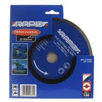 Diamantový rezný kotúč 180 mm x 1.6 mm x 25.4 mm – Rapid M08715