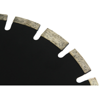 Rezný diamantový kotúč na asfalt – čierny 350 mm x 10 mm x 25.4 mm – MAR-POL M08778