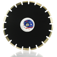 Rezný diamantový kotúč na asfalt – čierny 350 mm x 10 mm x 25.4 mm – MAR-POL M08778