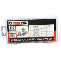 Sada mazacích hlavíc (kalamitky), 110 dielov – MAR-POL M66498