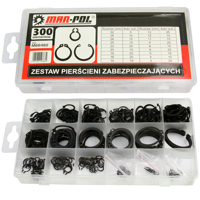 Sada poistných krúžkov (segeriek), 300 dielov – MAR-POL M66482