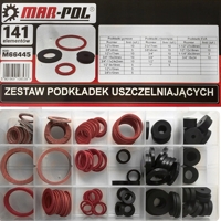 Sada tesniacich podložiek z gumy, plastu a EVA – MAR-POL M66445