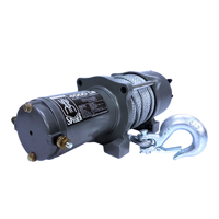Akumulátorový lanový navijak pre ATV 12V 1814 kg Spider Winch RQ4000 oceľové lanko – MAR-POL M80801