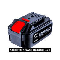 Akumulátor 18V, Li-Ion 4.0Ah GRAPHITE Energy+ 58G004