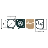 Opravná sada karburátora motorového krovinorezu FS 220/280/300 a iné MAR-POL M83521