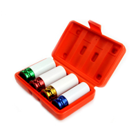 Sada nárazových hlavíc na disky, 1/2'', veľkosti 17, 19, 21, 22 mm – BJC M58271