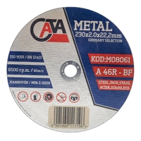 Rezný kotúč na kov 230 x 2.0 x 22.2 mm CATA M08061
