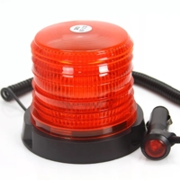LED maják, výstražné svetlo oranžové 30 x LED s magnetom 6W MAR-POL M82711