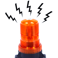 Oranžový LED výstražný maják s magnetom, 30× LED, 15 W – MAR-POL M82713