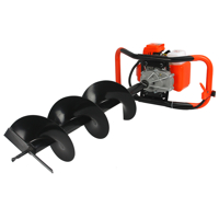 Motorový zemný vrták pre jedného – set 100/150/200 mm + predĺženie, pôdny vrták Demon M84000/3