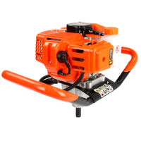 Motorový zemný vrták pre jedného – set 100/150/200 mm + predĺženie, pôdny vrták Demon M84000/3