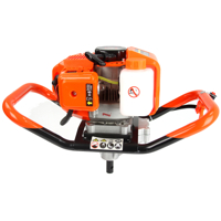 Motorový zemný vrták pre jedného – set 100/150/200 mm + predĺženie, pôdny vrták Demon M84000/3