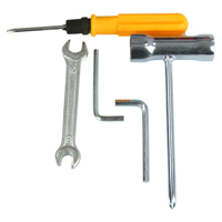Motorový zemný vrták pre jedného – set 100/150/200 mm + predĺženie, pôdny vrták Demon M84000/3