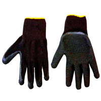 Pracovné rukavice textil LATEX 10'' TOPEX  83S21...