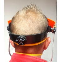 Ochranná celotvárový štít hlavy, maska s plexisklom spevnená hliníkovým rámom MAR-POL M83093-2