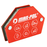 Magnetický zvárací uholník šesťhranný, nosnosť 11,25 kg MAR-POL – M79412