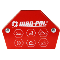 Magnetický zvárací uholník šesťhranný, nosnosť 11,25 kg MAR-POL – M79412