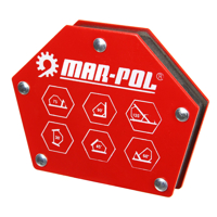 Zvárací magnetický uholník 6 hran 22.5 kg MAR-POL M79413