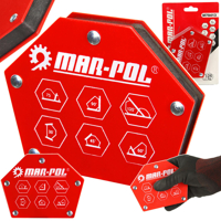Zvárací magnetický uholník 6 hran 22.5 kg MAR-POL M79413