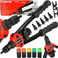 Nitovacie kliešte pre závitové nity, matice M3, M4, M5, M6, M8 300 mm MAR-POL M49571