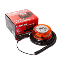 Maják výstražný oranžový, Výstražné svetlo 10-110V 30 x LED 15W  MAR-POL M82715