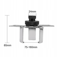 Kľúč pre palivovú nádrž nastaviteľný 75 - 160 mm MAR-POL  M57598