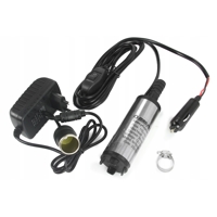 Naftové čerpadlo Mar-Pol s autozásuvkou a adaptérem, 12 V / 230 V, průměr 38 mm – M79938C