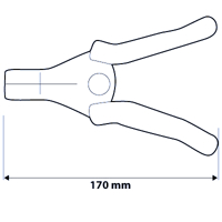 Automatický sťahovač izolácie z elektrických káblov, rozsah práce 1-3.2 mm² NEO 01-520