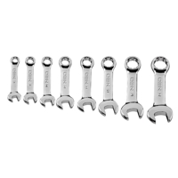 Ploché očko-vidlicové kľúče 8,9,10,12,13,14,17,19 mm, krátke NEO Tools 09-791