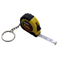 Meter, vreckový zvinovací mini meter, kľúčenka 1 m x 6 mm DEDRA M311.103