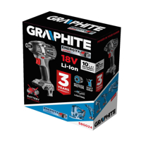 Aumulátorový rázový uťahovák 18V  2700 ot., Li-Ion GRAPHITE Energy + 58G024