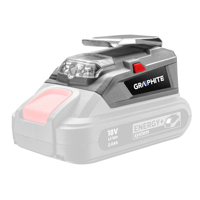 LED pracovné svietidlo s USB adaptérom – GRAPHITE Energy+ 58G025