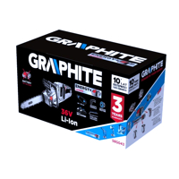 Akumulátorová reťazová píla 36V (2x18V) GRAPHITE Energy+ 58G043 – Lišta 14'' (350 mm)