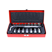 Sada nástrčných kľúčov 1/2'' TORX a E-TORX E10–E24 – MAR-POL M58202