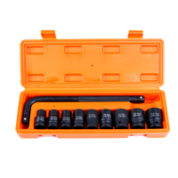 Sada nástrčných kľúčov 10 ks, šesťhranné 10–24 mm, 1/2'' – MAR-POL M58235